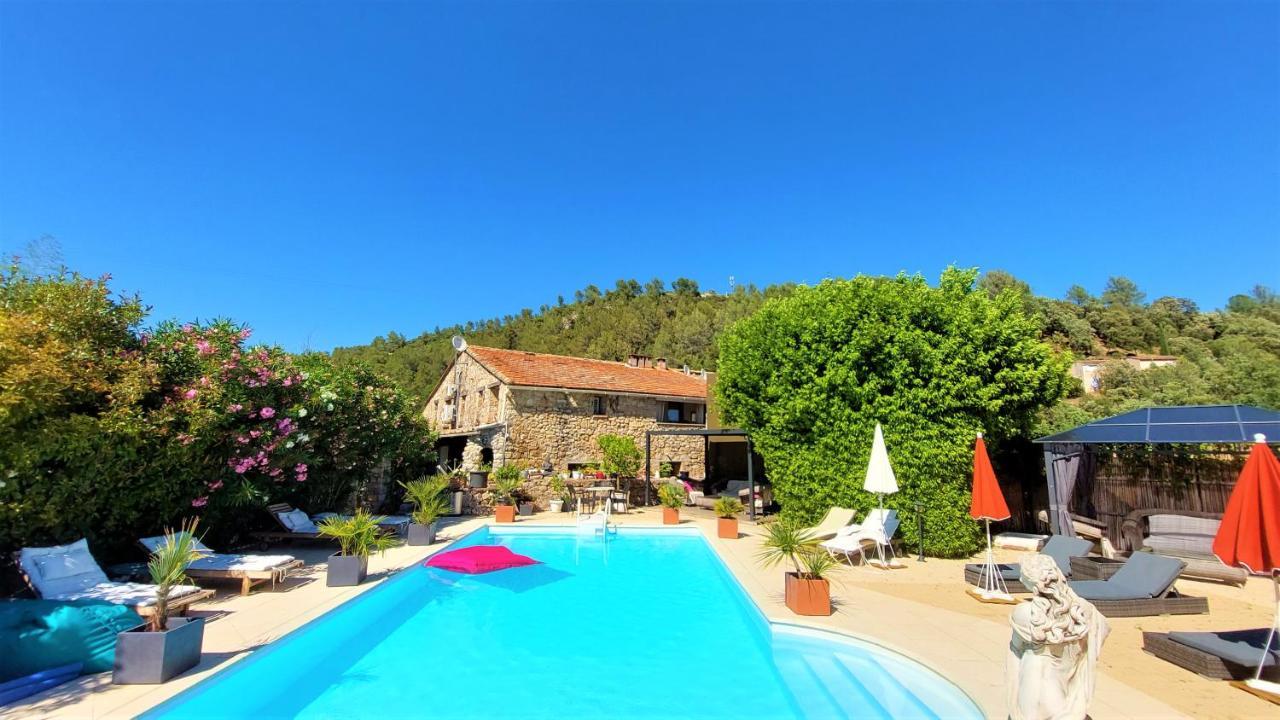 La Bergerie Du Moulin (Adults Only) Bed and Breakfast Taradeau Exteriör bild